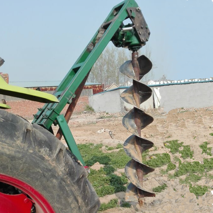 汽油地钻机大功率农用松土施肥果园种植种树挖坑机打桩打桩打洞机