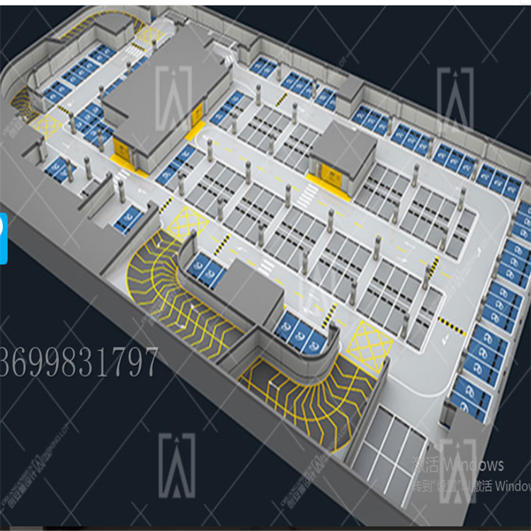 江苏地下车库CAD图纸设计方案公司