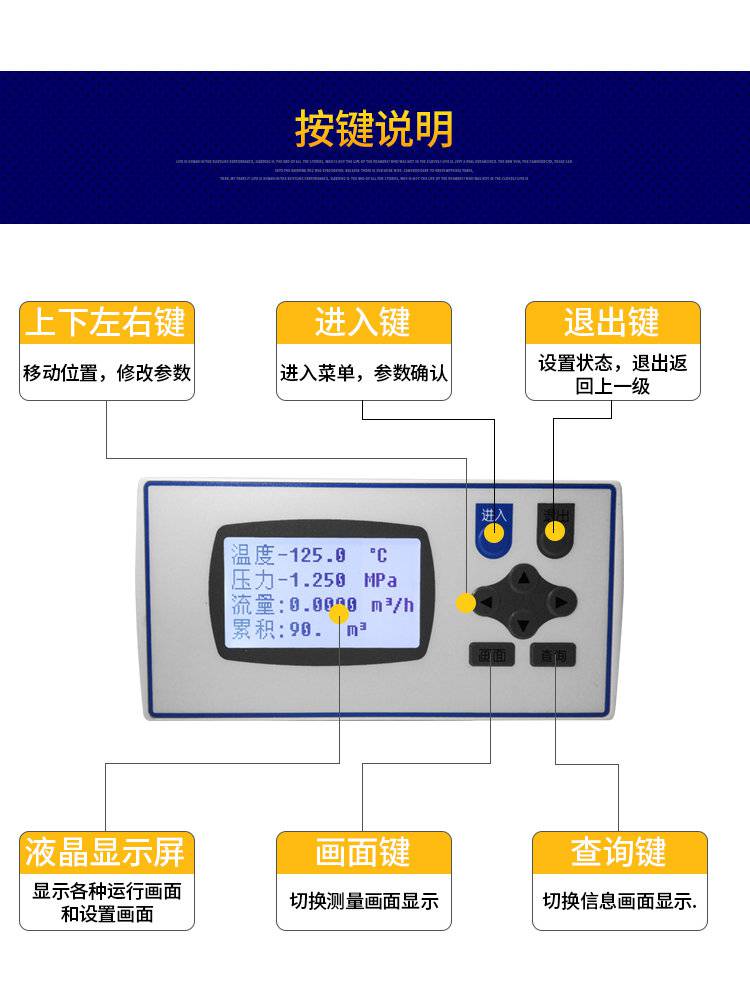 XSR22FC温压补偿智能涡街蒸气流量计XSR32FC积算仪控制器带启动、停止、清零功能）