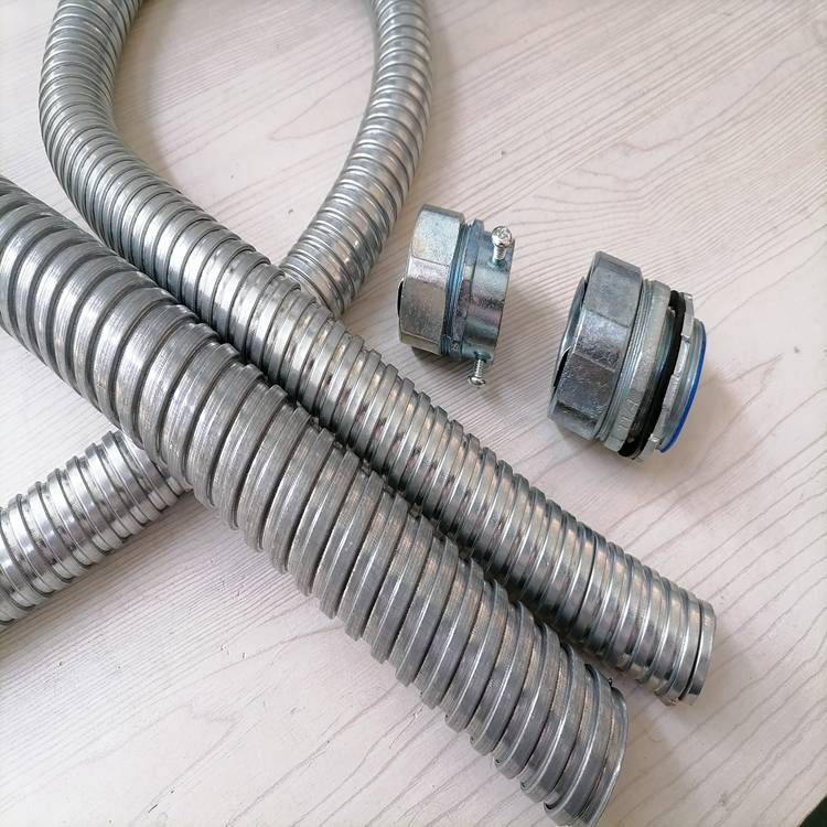 dn32热镀锌金属电缆穿线护套p3型单扣保护包线裸管长盛丰源