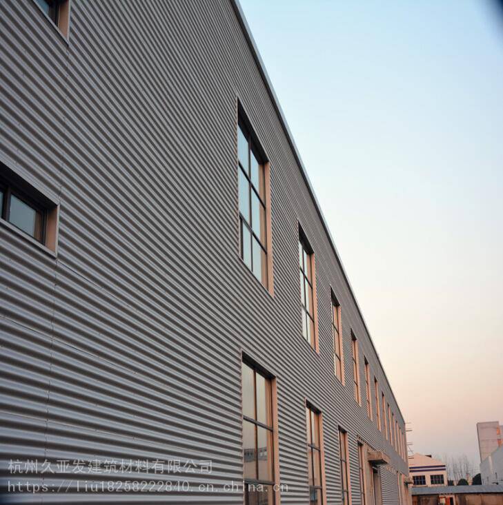 杭州久亚发供应厂房专用外墙板铝镁锰波纹板836型圆波板