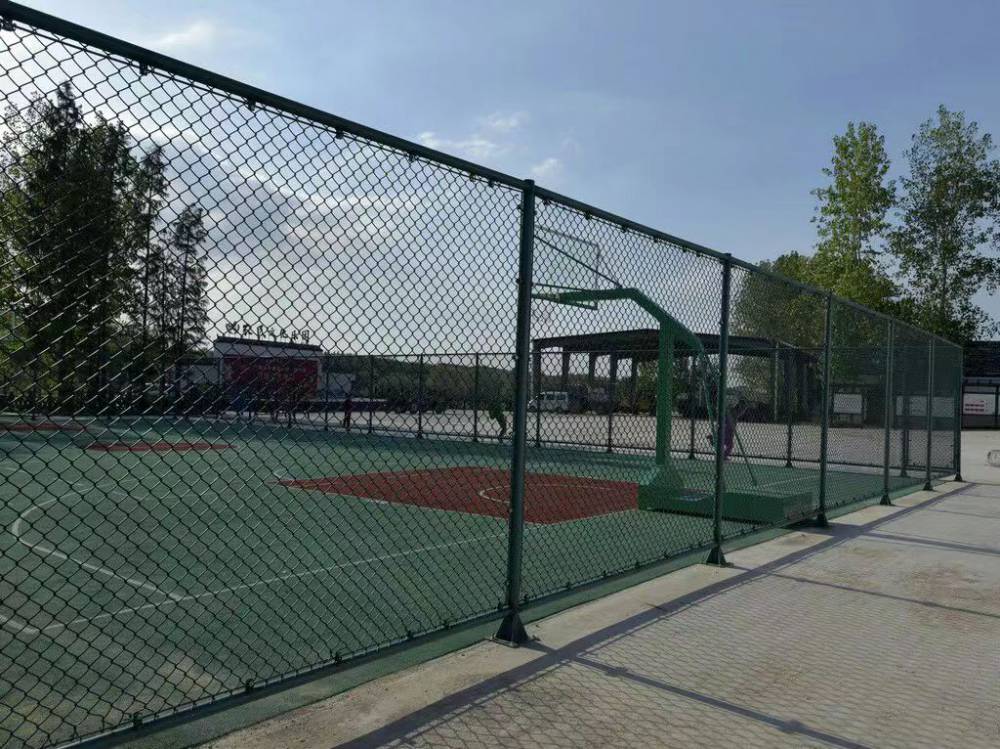奧耐學校小區防護網體育場圍網菱形護欄網綠色圍欄
