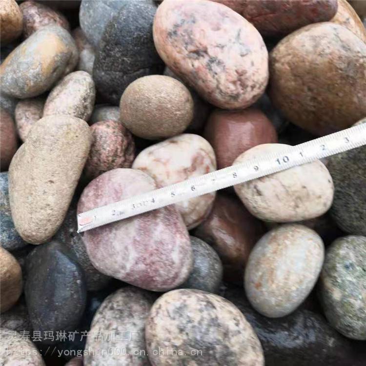 变压器鹅卵石厂家5-8公分天然混色鹅卵石价格