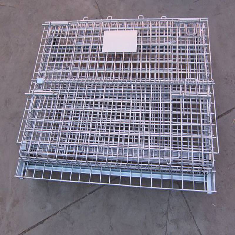 重型仓储笼 仓储设备铁框笼子 铁筐可折叠式仓储笼