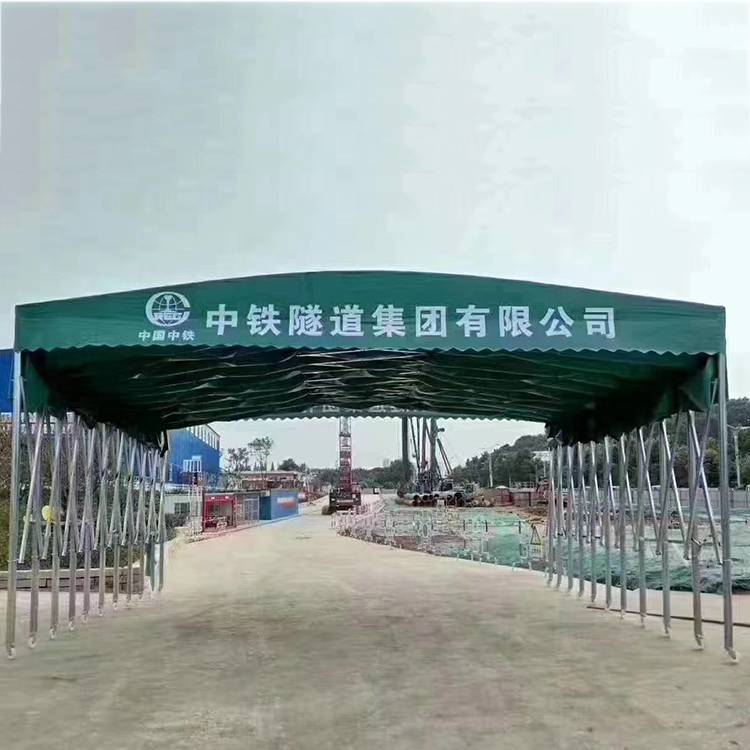 深圳宝安区定做活动雨篷可移动推拉雨棚帆布雨蓬简易活动棚