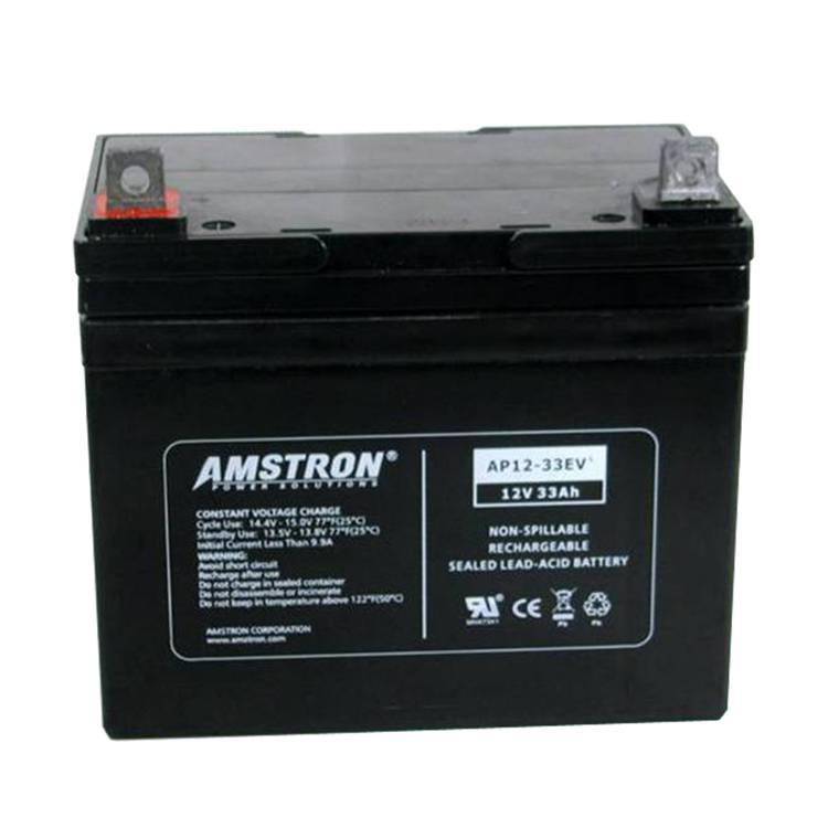 AMSTRON蓄电池AP-123412V34AH电动卷帘门用应急报警器用