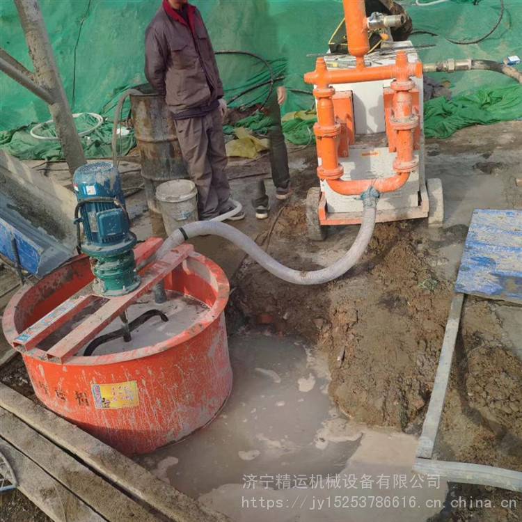 工程护坡用WYB双缸双液注浆机双液灰浆注浆机双液高压水泥输送泵