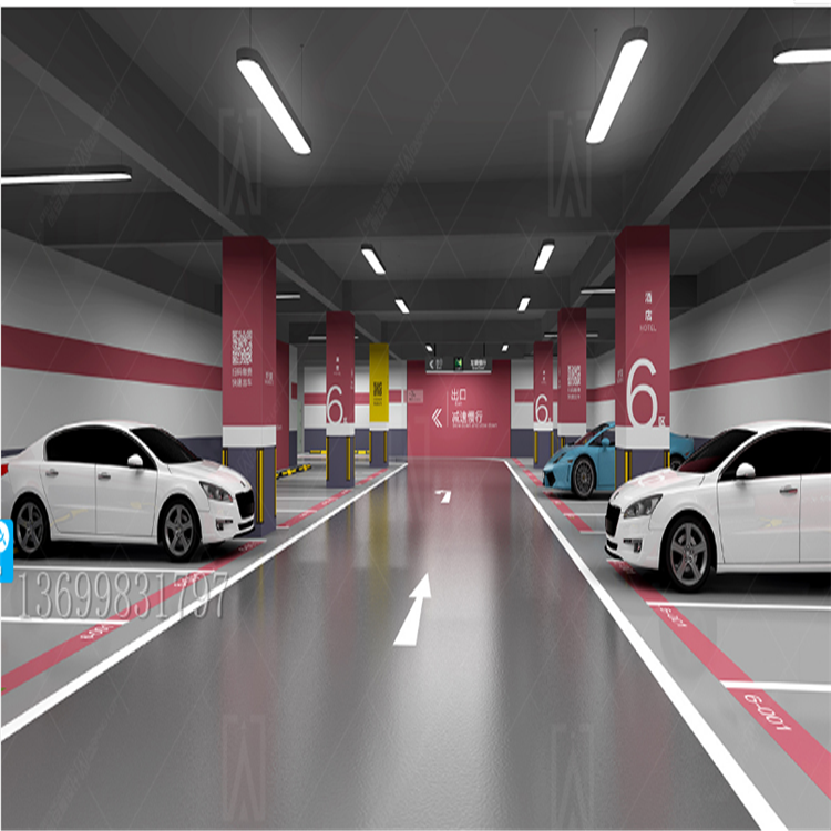 山东停车场全景3D效果图设计方案公司