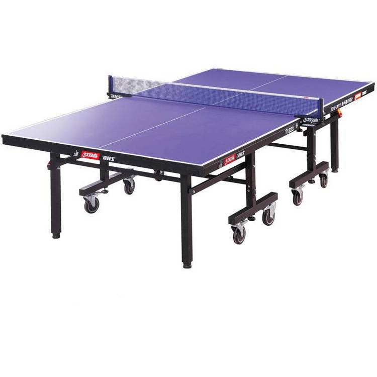 红双喜/DHS乒乓球台T1223乒乓球桌折叠移动式球台比赛球台
