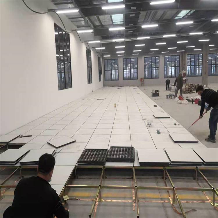 未来星高架空活动地板防火阻燃可布线配电室HPL防静电地板6060