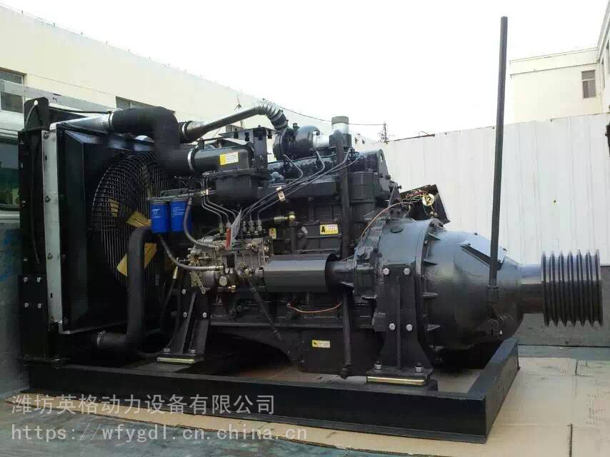 供应潍坊6110IZLP 210马力粉碎用柴油机 155KW