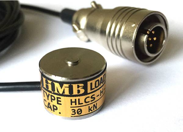 日本HMB代理小型压缩型测力传感器称重传感器试验机传感器HLCS-H