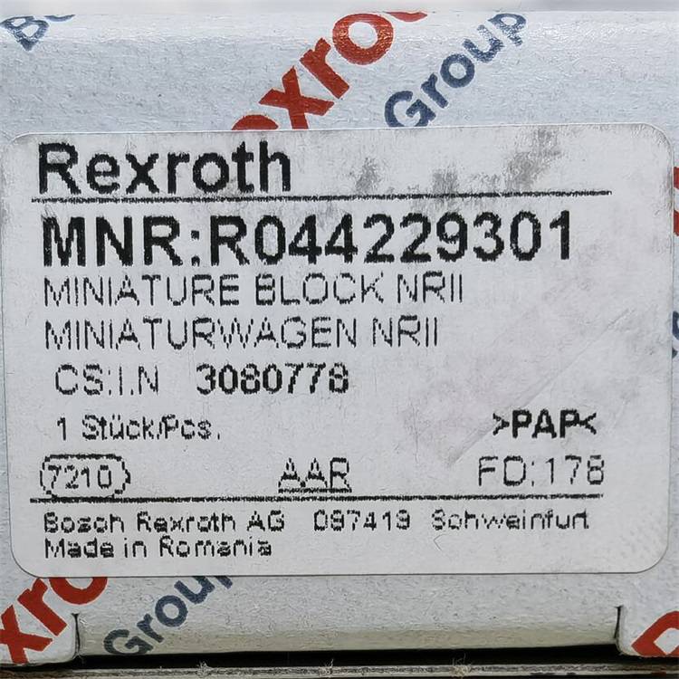 Rexroth//R044229301//滚珠滑块