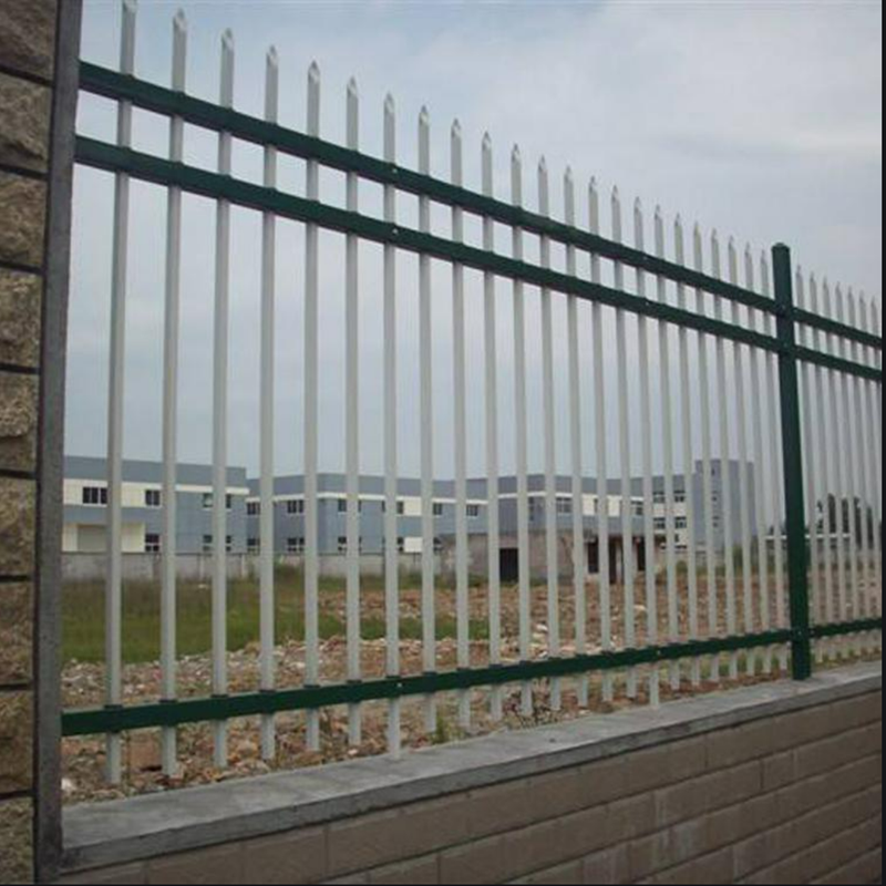海蓝锌钢护栏小区锌钢围栏铁艺护栏草坪护栏阳台栏杆如何定期维修