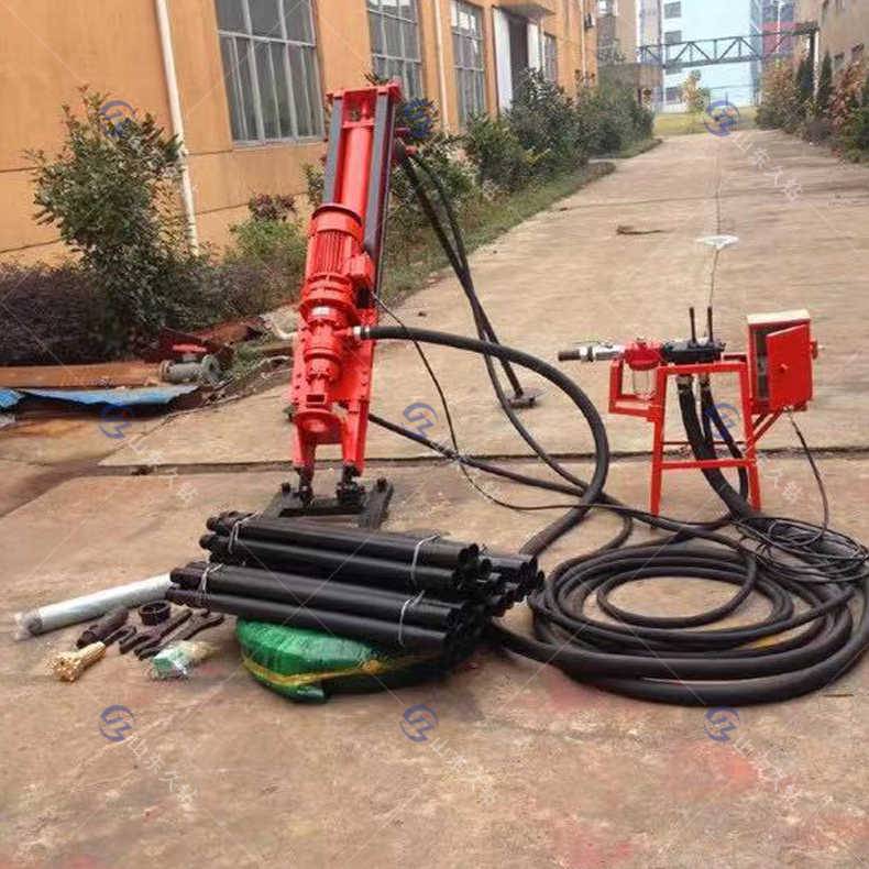 供应轻型潜孔钻机FD-100A气动物探引孔钻机打岩石效率高的钻机