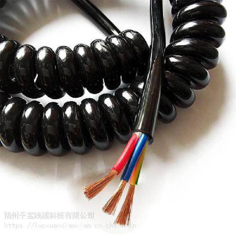 供应北京螺旋电缆弹簧电缆厂家直销