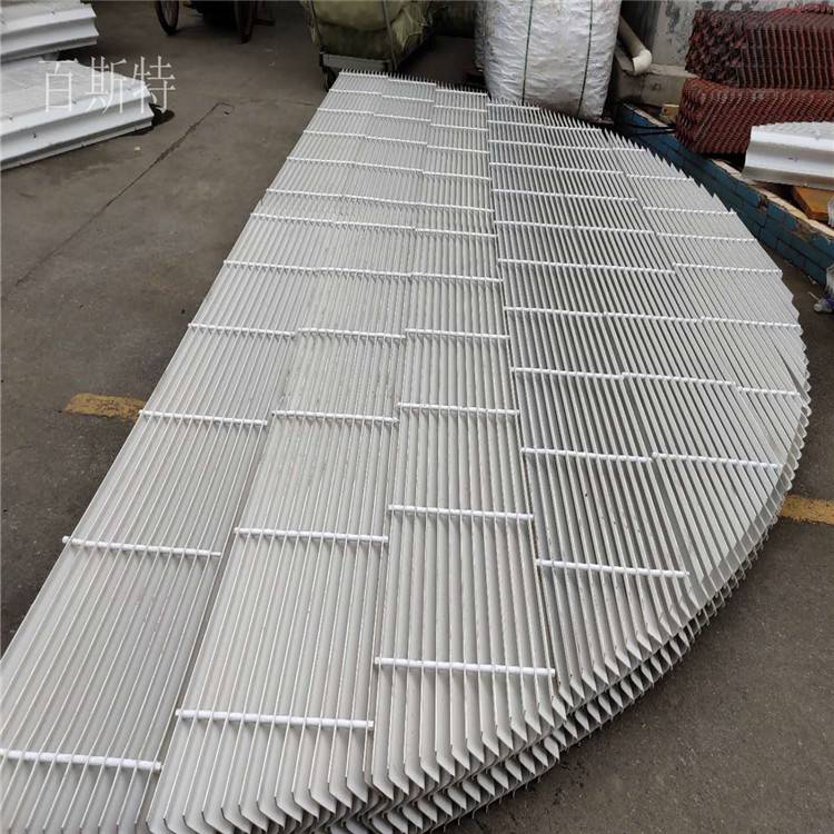 PP折流板除雾器除雾器生产厂家百斯特分离填料
