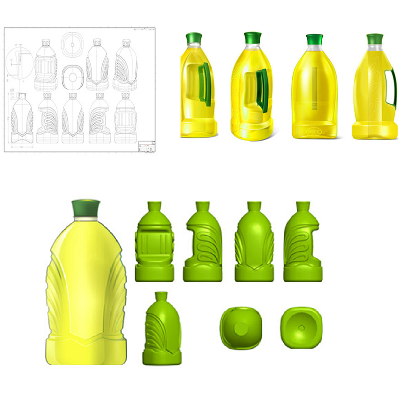 3L瓶体打样瓶型设计3D建模饮料pet快速无需开模具矿泉水