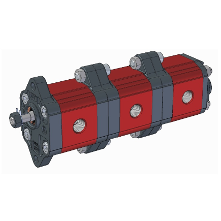 VIVOLO铝制多个液压齿轮泵XV-0/017ø22多液压泵