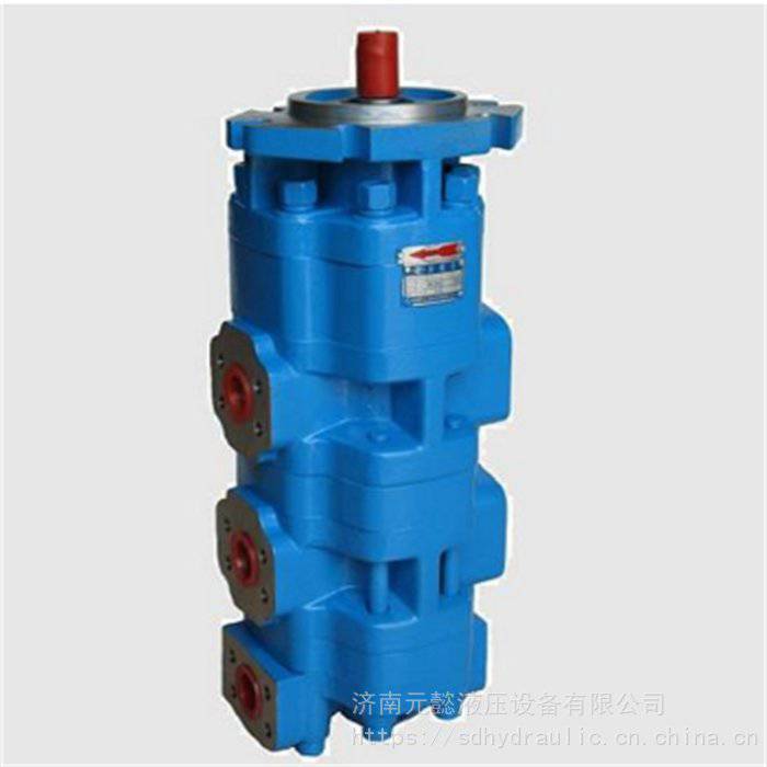 泊姆克P5100三联齿轮泵 钻机P5100高压液压泵 山东P5100泵