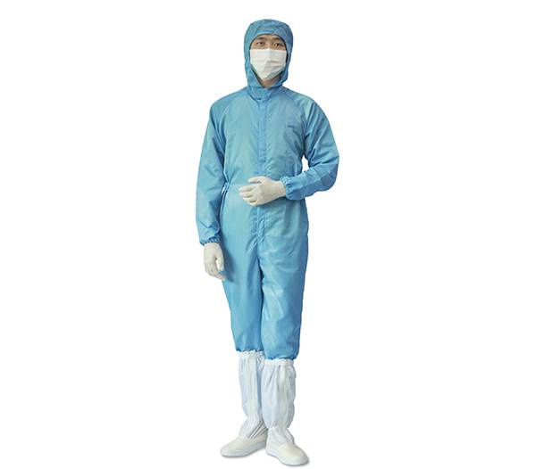 【防静电连体服直拉链配帽无尘车间专用工作服实验室净化服】价格_厂