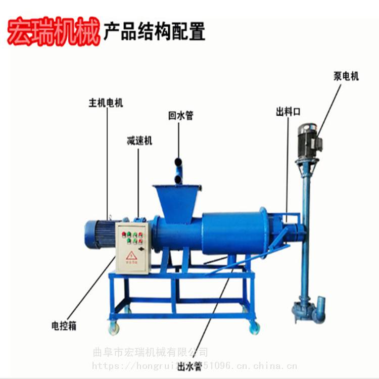 眉山牛粪脱水机固液分离机多种型号固液脱水机 牛屎干湿分离机