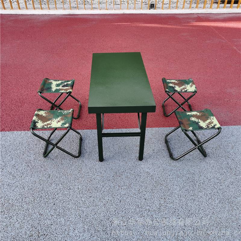 户外多功能折叠桌军绿色折叠桌单人指挥作业桌