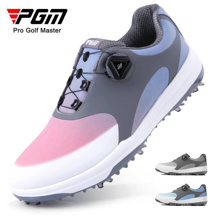 PGM高尔夫球鞋男鞋防水鞋子旋钮鞋带活动钉休闲运动golf男鞋