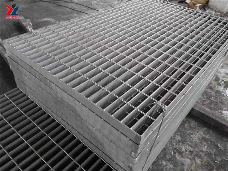 水厂钢格栅盖板热浸锌复合钢格板市政污水处理给排水钢盖板云磊
