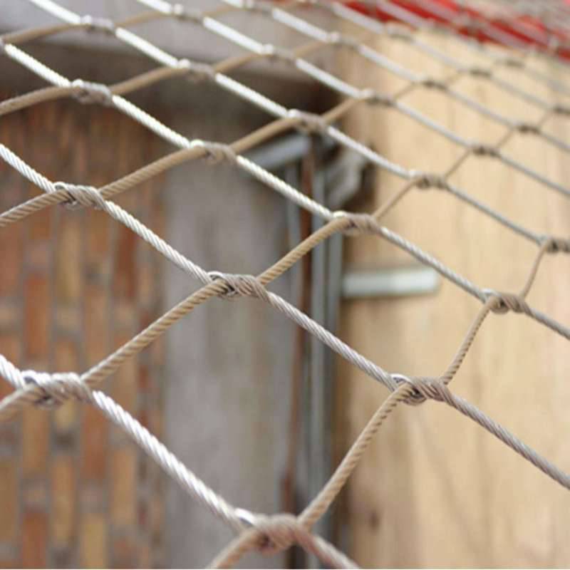聚隆不锈钢绳网动物园围栏网动物园围栏