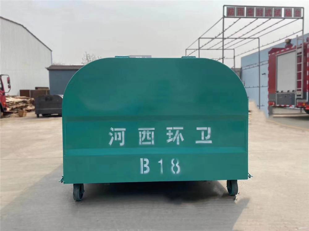 长安勾臂垃圾车 3方勾臂垃圾箱包上户包送车