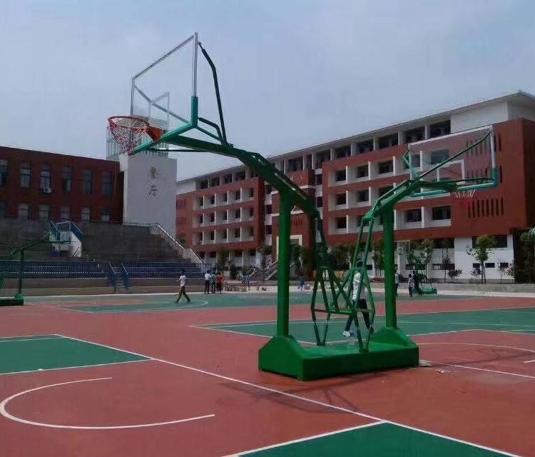 安徽蚌埠篮球架多少钱篮球场篮球架