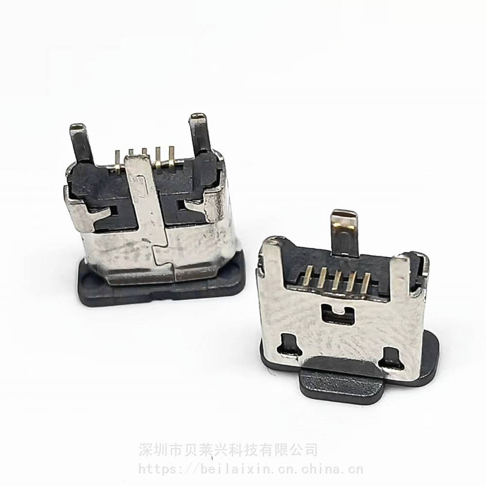 MICROUSB5PIN立式贴片母座高度62/67/72/77/100/105