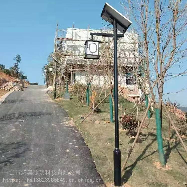 广东汕头3米4米LED庭院灯太阳能30W景观灯小区道路室外庭院灯