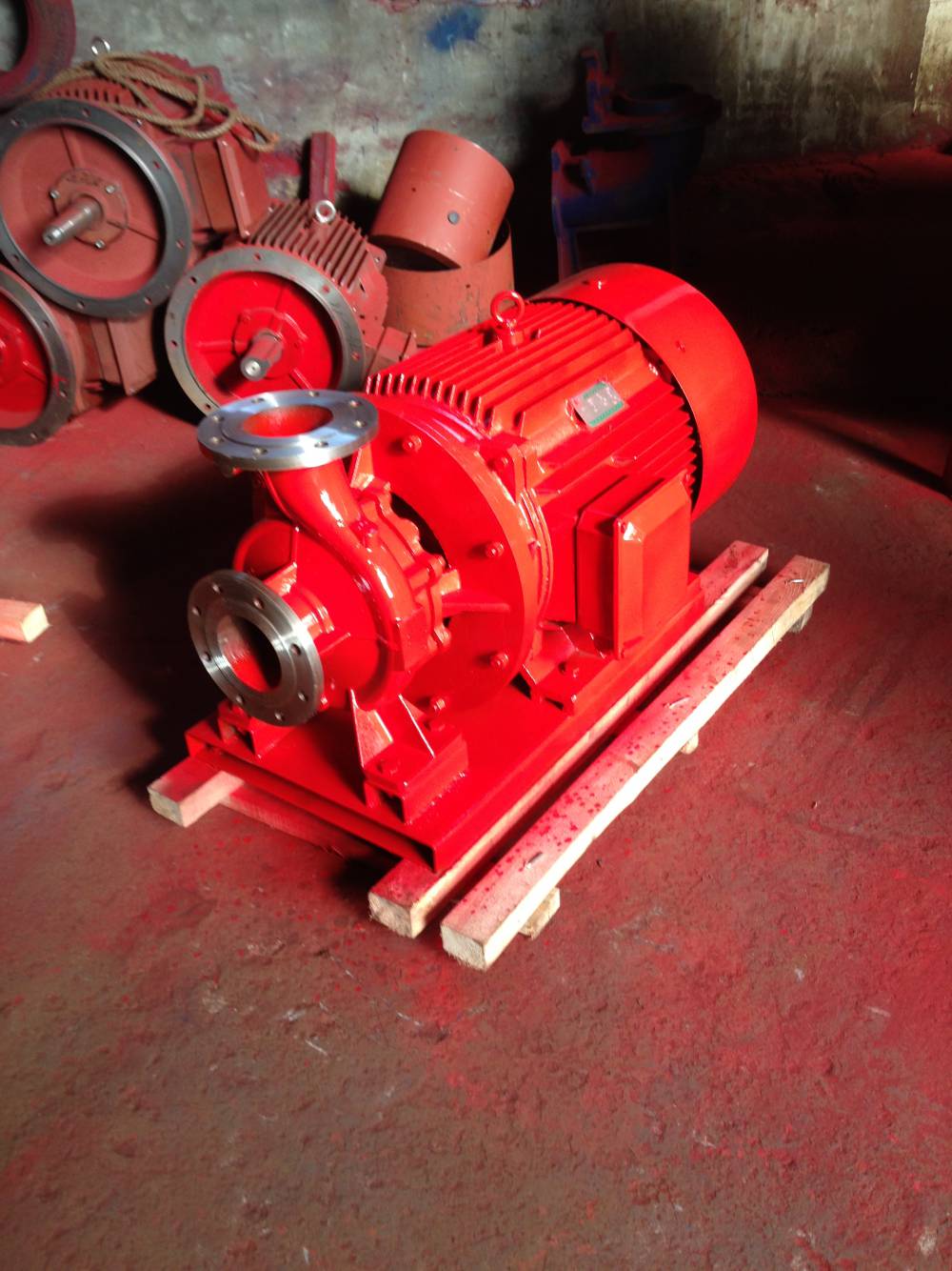 XBD-W卧式消防泵消火栓喷淋泵单级管道泵消防离心水泵