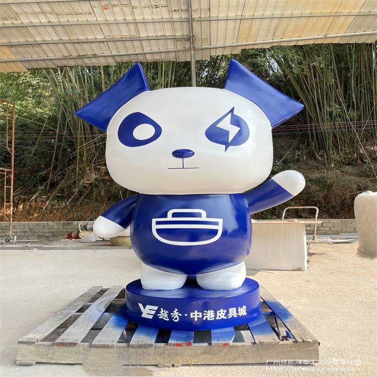 广州祥顺定制卡通熊猫雕塑