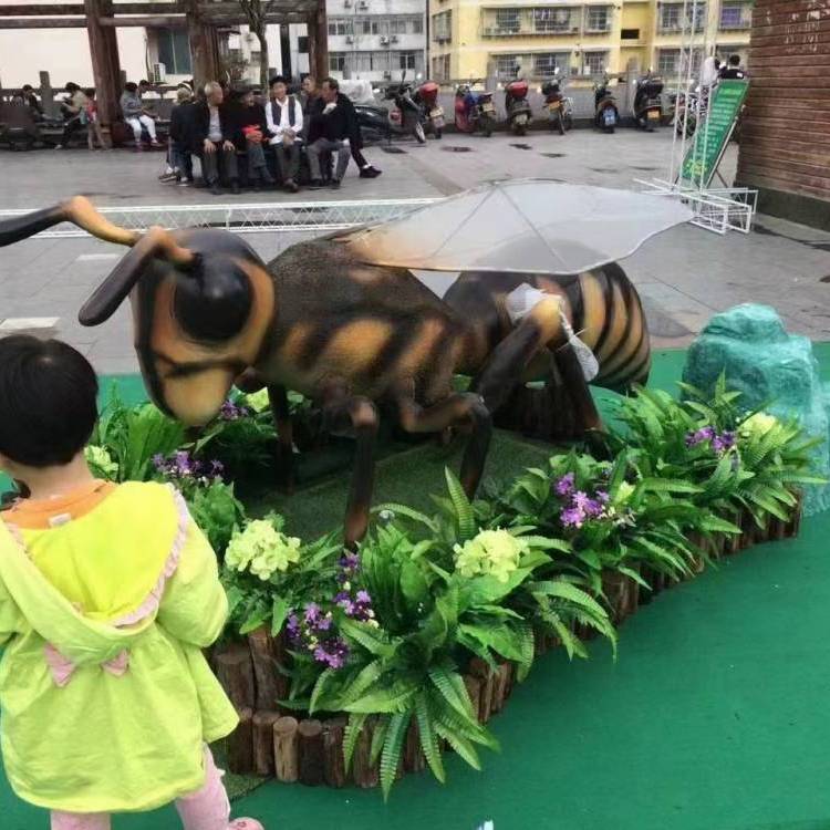 仿真昆虫展总动员 大型景区景观雕塑摆件昆虫租赁