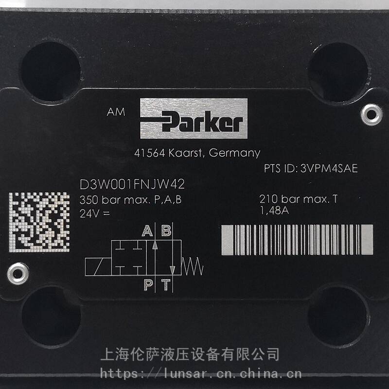 Parker/D3W001FNJW42/电磁换向阀