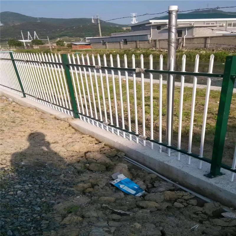 厂区锌钢护栏工厂围墙隔离栅庭院栏杆
