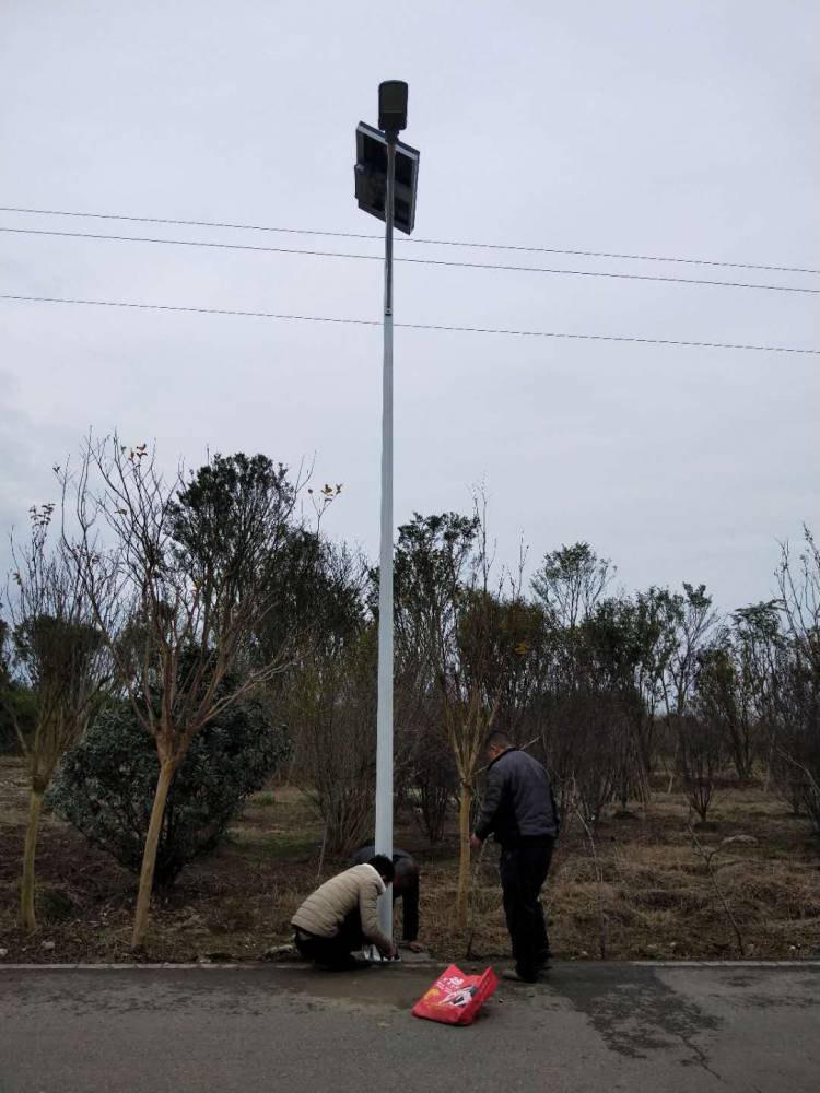 绍兴45米监控立杆包土建安装