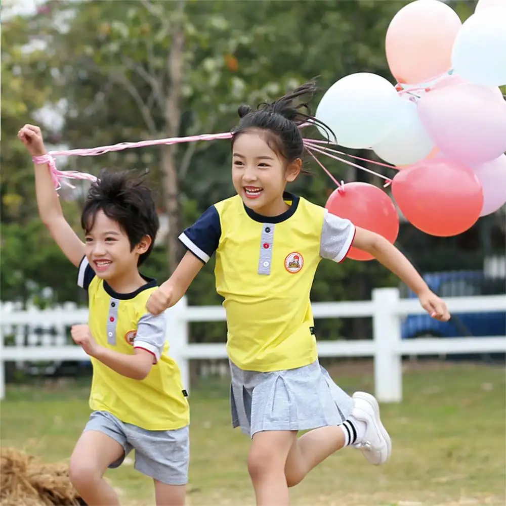 南阳中学学生幼儿园园服厂来样定做定制郑州可乐宝贝订做校服