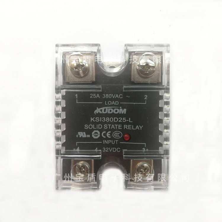库顿KUDOMKSI380D25-L单相交流固态继电器固态继电器SSR单相固态继电器