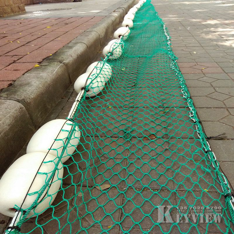 广州佛山东莞河道水库江河水面漂浮物拦截网 垃圾水草收集网 尼龙拦网