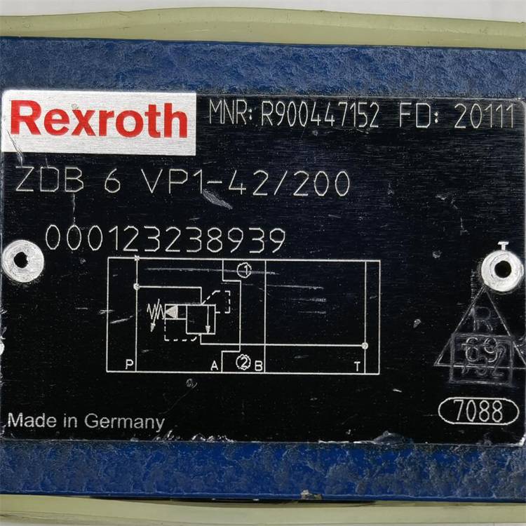 Rexroth/R900447152ZDB6VP1-4X/200/先导控制溢流阀