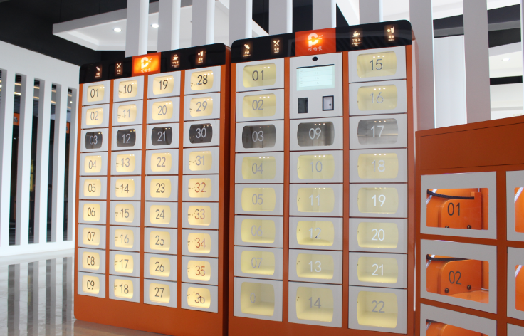 智能取餐柜 智慧无人餐厅 外卖保温柜 智能外卖