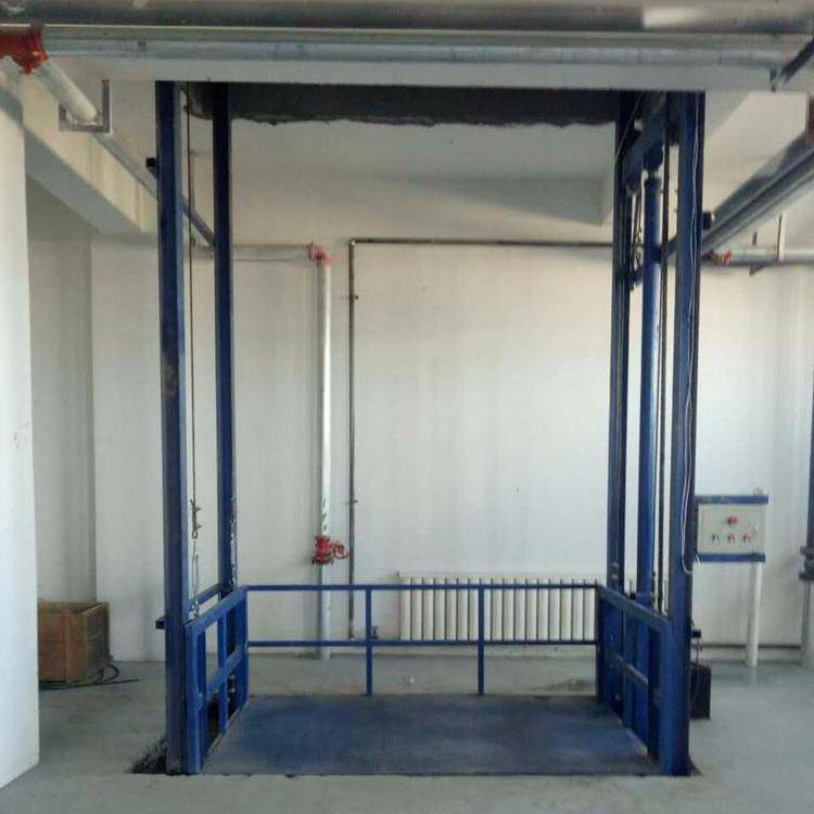 电动液压货梯升降机简易可定制升降平台导轨式仓库厂房货梯升降机