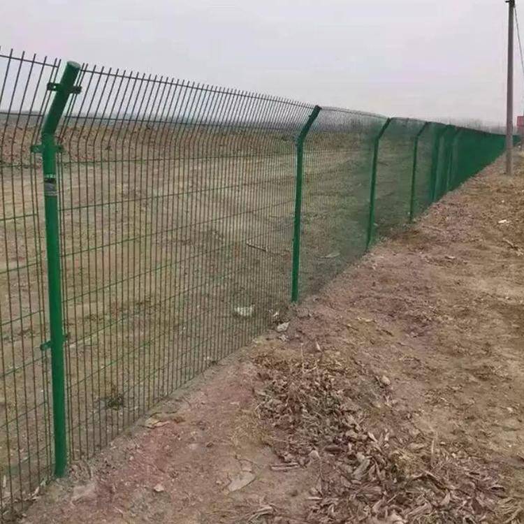 硕翔边框护栏双边丝护栏亳州公路树林围栏定做河道防护网工厂