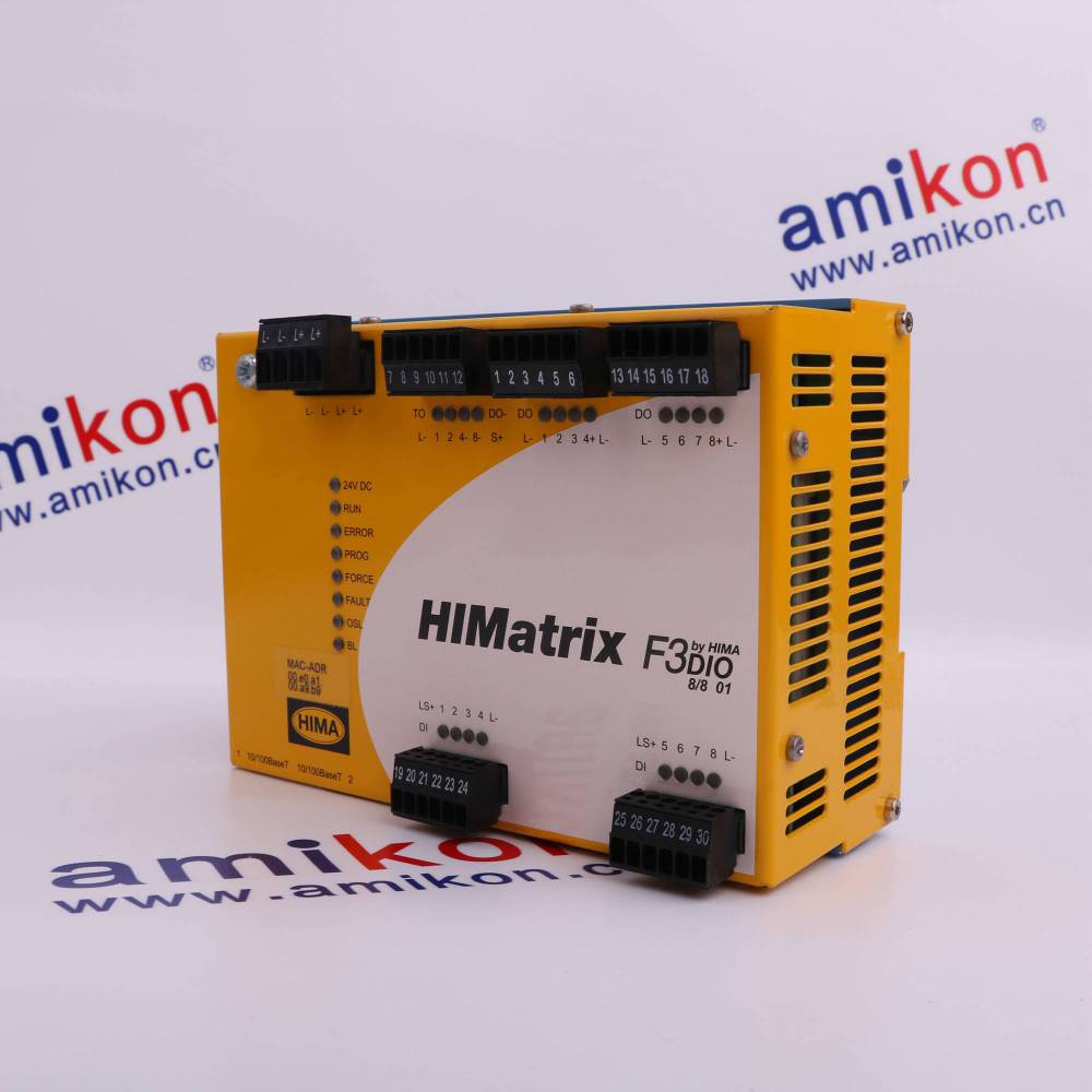 HIMA/HIMATRIX系列模块/F3DIO8/801