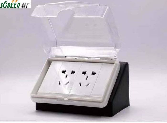 鑫广实验室配件化验室室电源插座 防水插座 桌面地面接线盒
