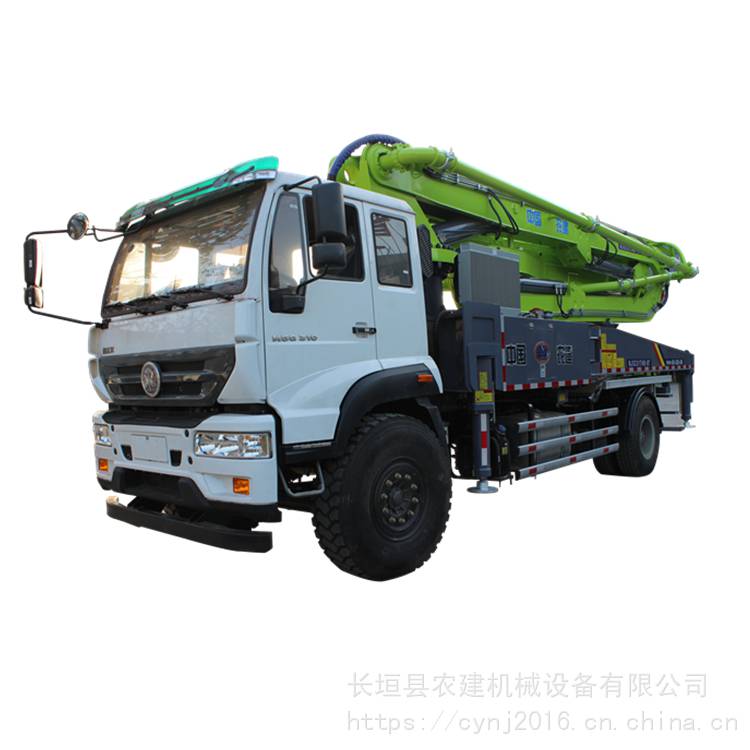 河南农建厂家供应37米中小型混凝土泵车减少中间差价